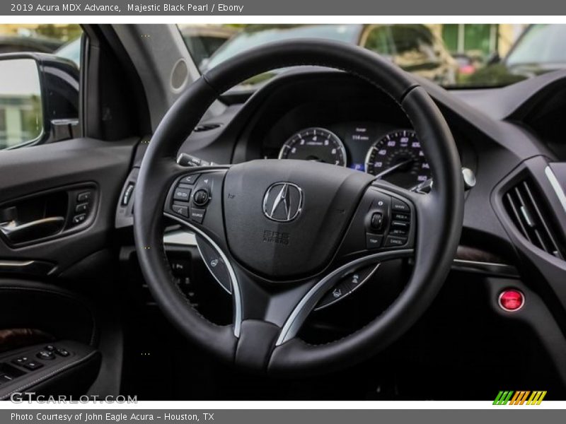 Majestic Black Pearl / Ebony 2019 Acura MDX Advance