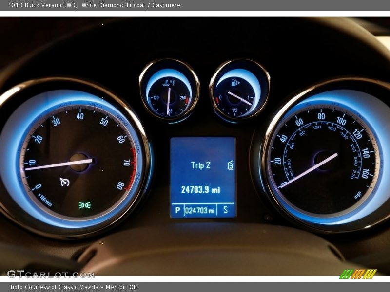 White Diamond Tricoat / Cashmere 2013 Buick Verano FWD