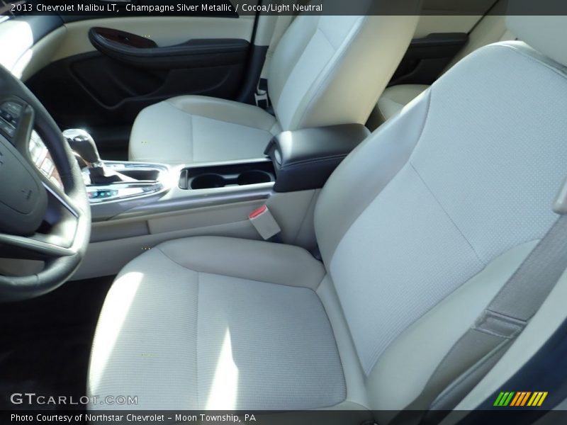 Champagne Silver Metallic / Cocoa/Light Neutral 2013 Chevrolet Malibu LT