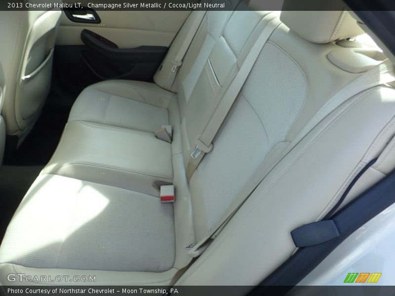 Champagne Silver Metallic / Cocoa/Light Neutral 2013 Chevrolet Malibu LT