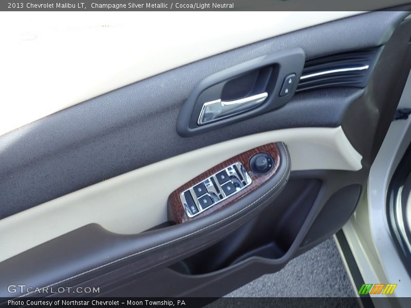 Champagne Silver Metallic / Cocoa/Light Neutral 2013 Chevrolet Malibu LT