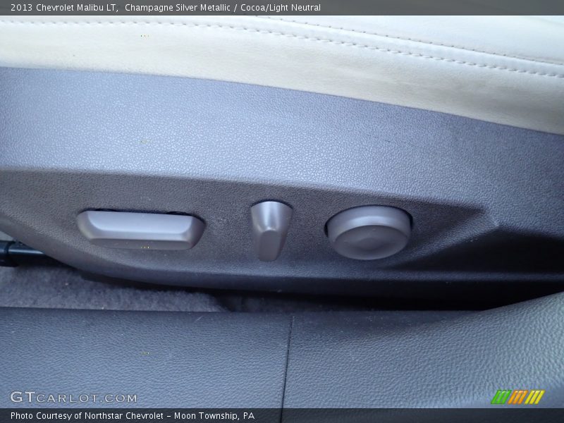 Champagne Silver Metallic / Cocoa/Light Neutral 2013 Chevrolet Malibu LT