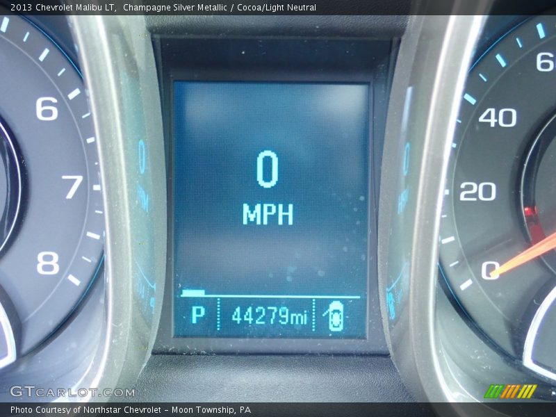 Champagne Silver Metallic / Cocoa/Light Neutral 2013 Chevrolet Malibu LT