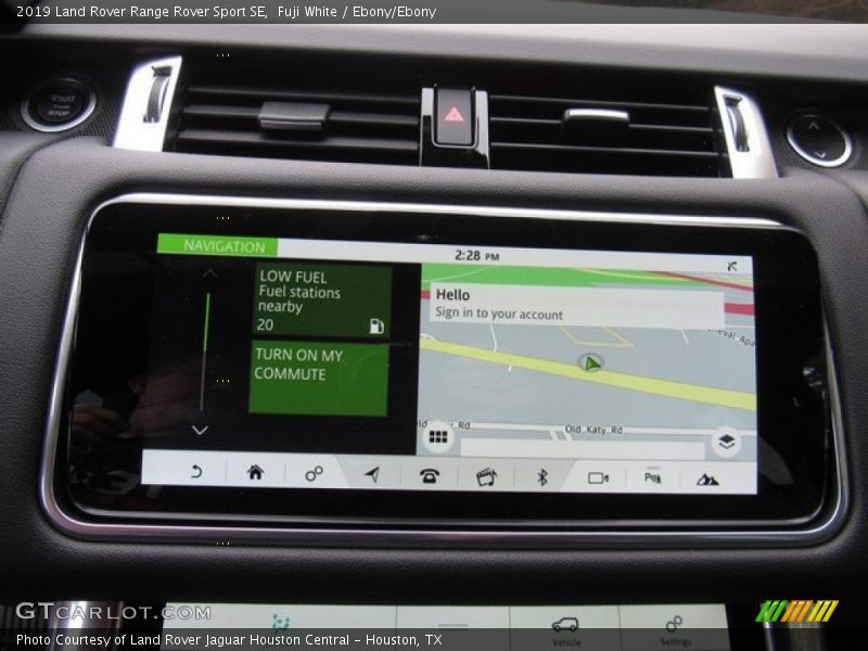 Fuji White / Ebony/Ebony 2019 Land Rover Range Rover Sport SE