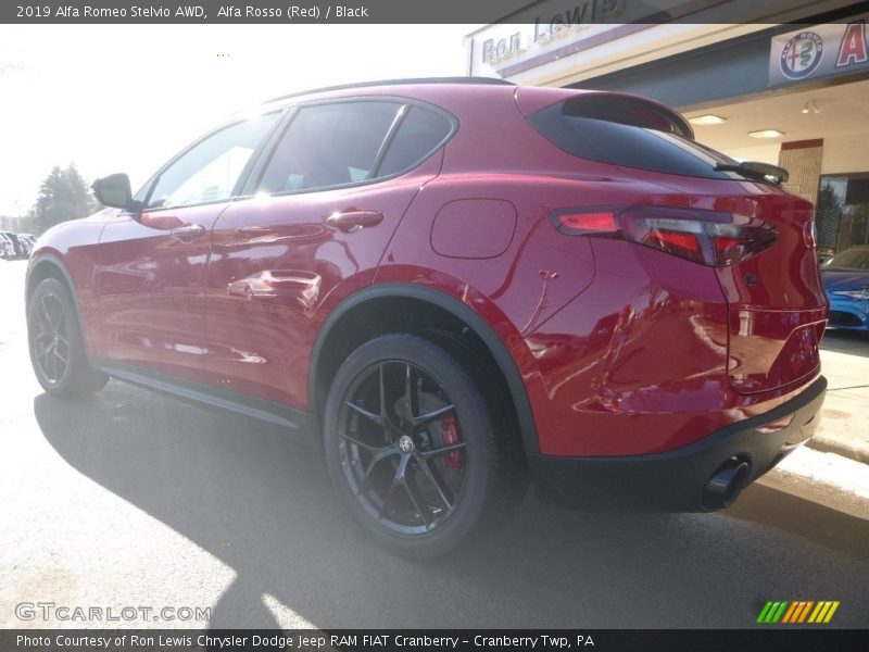 Alfa Rosso (Red) / Black 2019 Alfa Romeo Stelvio AWD