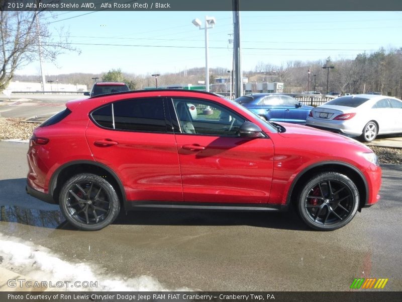 Alfa Rosso (Red) / Black 2019 Alfa Romeo Stelvio AWD