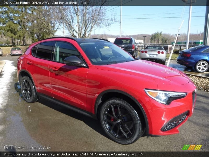 Alfa Rosso (Red) / Black 2019 Alfa Romeo Stelvio AWD