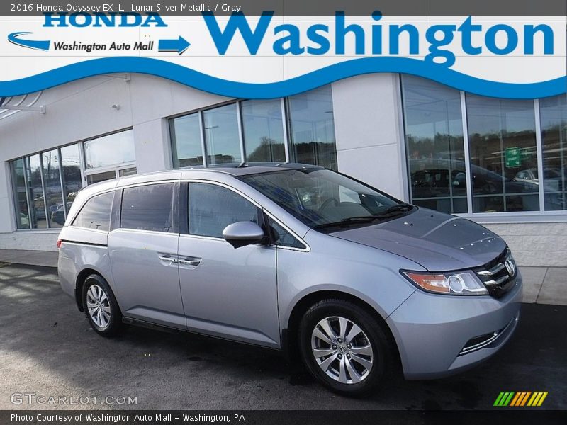 Lunar Silver Metallic / Gray 2016 Honda Odyssey EX-L