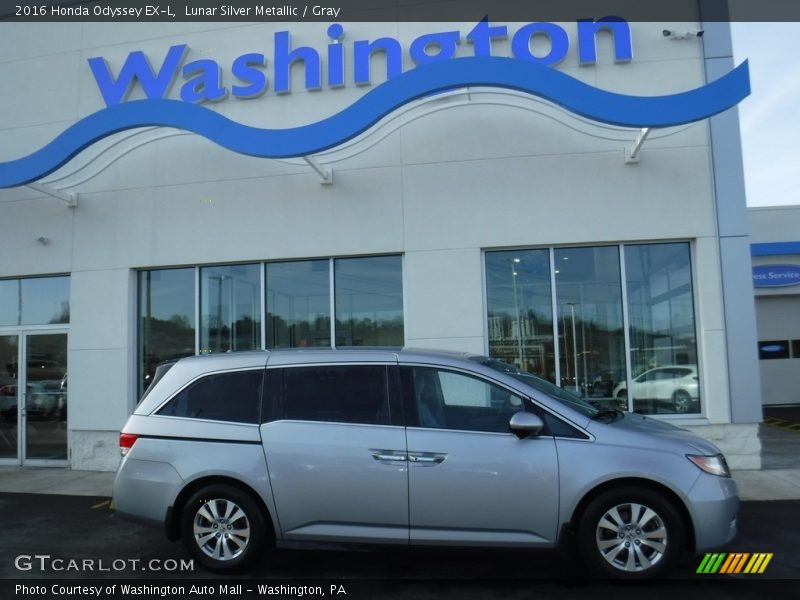 Lunar Silver Metallic / Gray 2016 Honda Odyssey EX-L