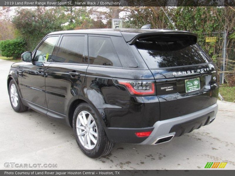 Narvik Black / Ebony/Ivory 2019 Land Rover Range Rover Sport SE