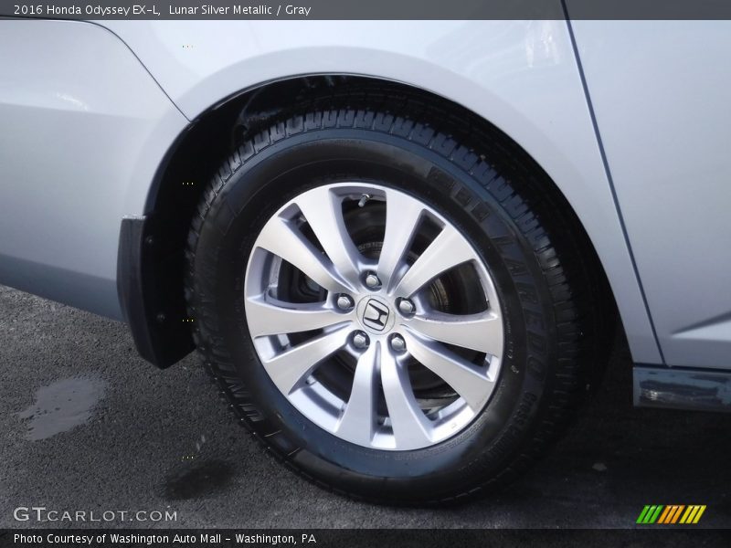 Lunar Silver Metallic / Gray 2016 Honda Odyssey EX-L