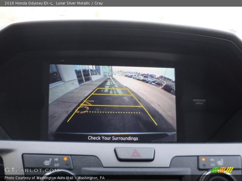 Lunar Silver Metallic / Gray 2016 Honda Odyssey EX-L