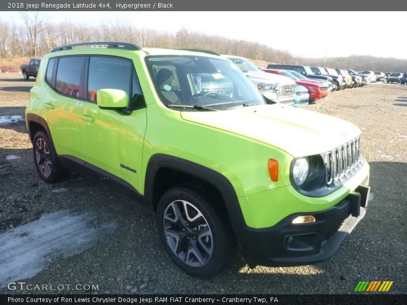 Hypergreen / Black 2018 Jeep Renegade Latitude 4x4