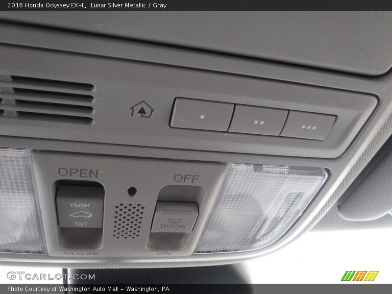 Lunar Silver Metallic / Gray 2016 Honda Odyssey EX-L