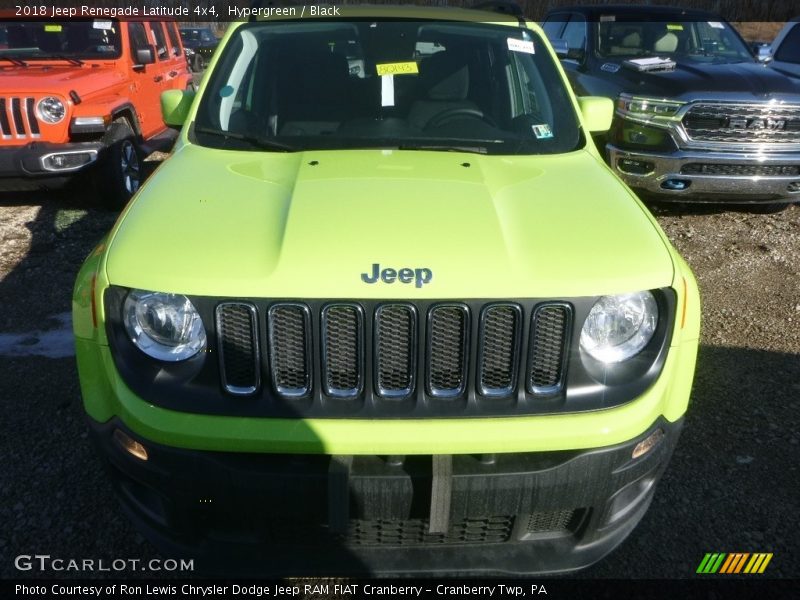 Hypergreen / Black 2018 Jeep Renegade Latitude 4x4