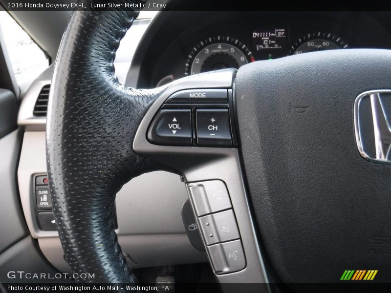 Lunar Silver Metallic / Gray 2016 Honda Odyssey EX-L