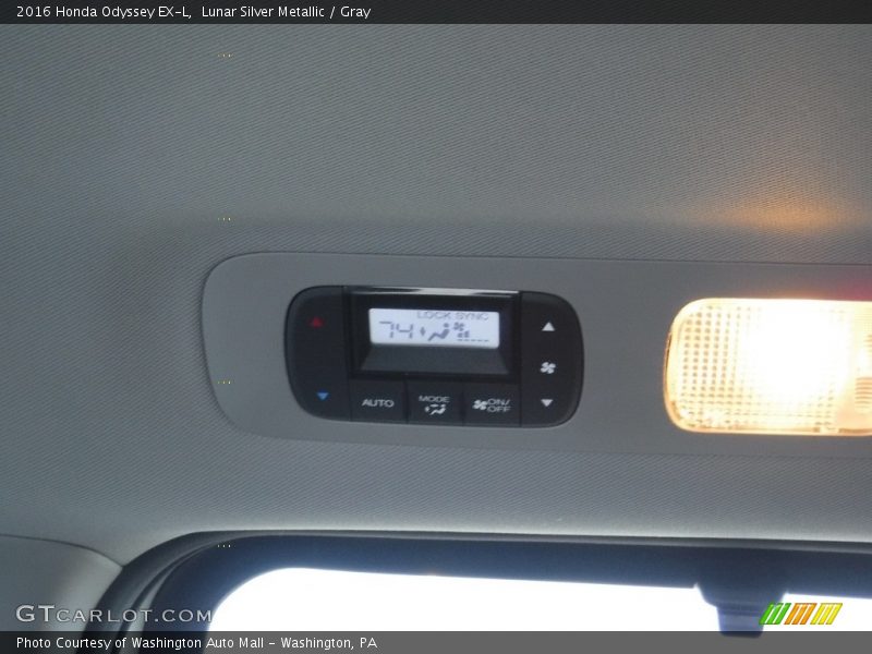 Lunar Silver Metallic / Gray 2016 Honda Odyssey EX-L