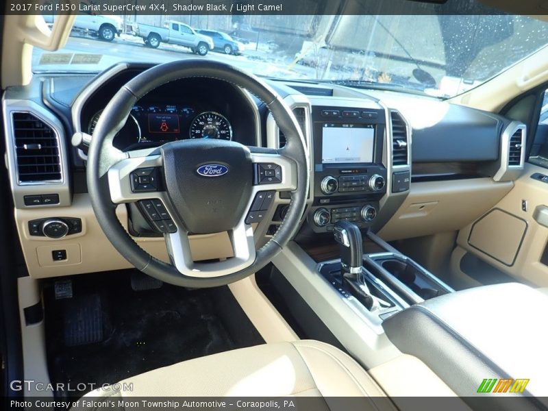 Shadow Black / Light Camel 2017 Ford F150 Lariat SuperCrew 4X4