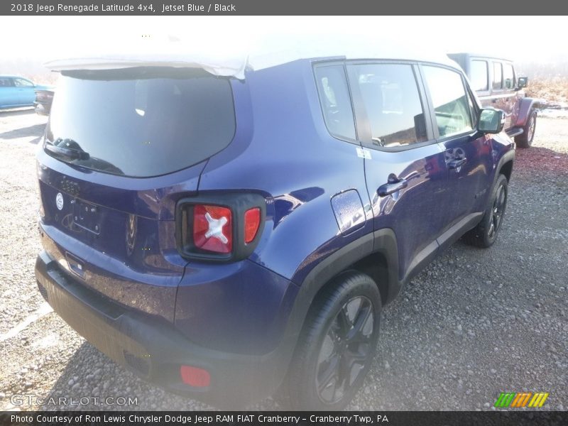 Jetset Blue / Black 2018 Jeep Renegade Latitude 4x4