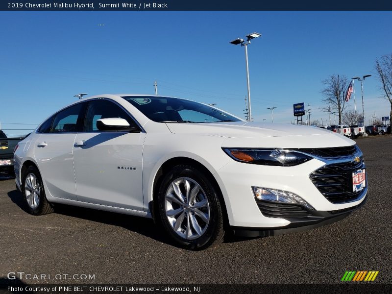 Summit White / Jet Black 2019 Chevrolet Malibu Hybrid