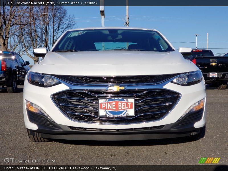 Summit White / Jet Black 2019 Chevrolet Malibu Hybrid
