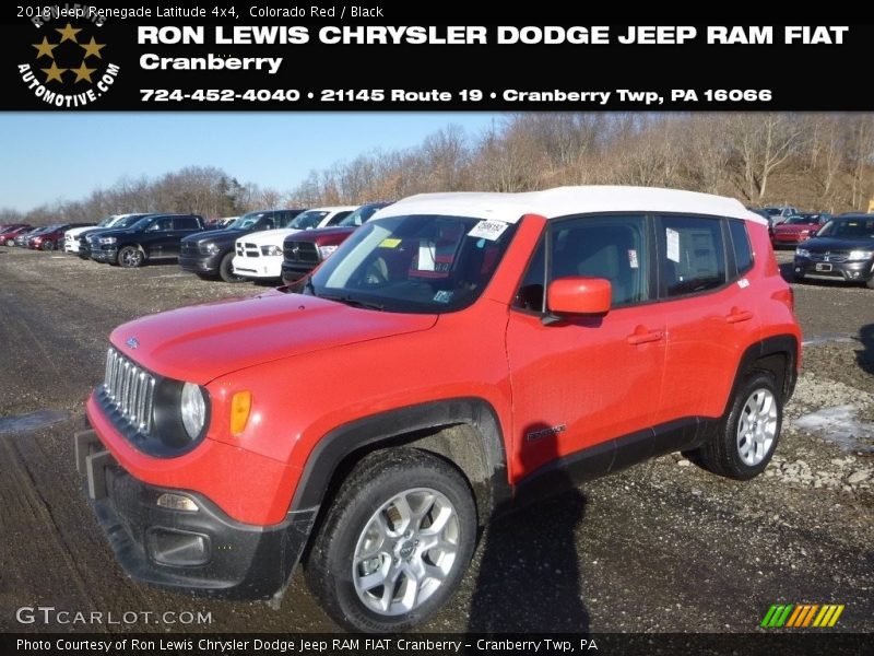 Colorado Red / Black 2018 Jeep Renegade Latitude 4x4