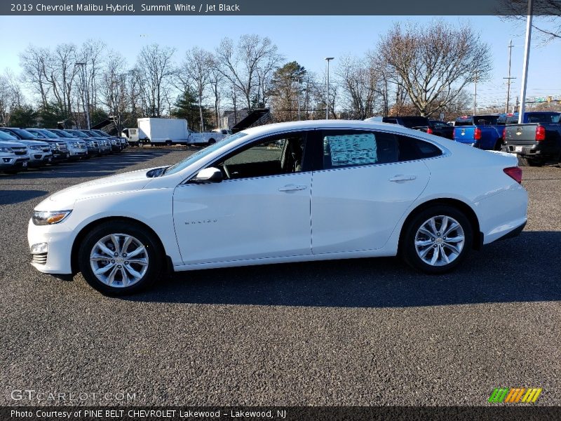 Summit White / Jet Black 2019 Chevrolet Malibu Hybrid