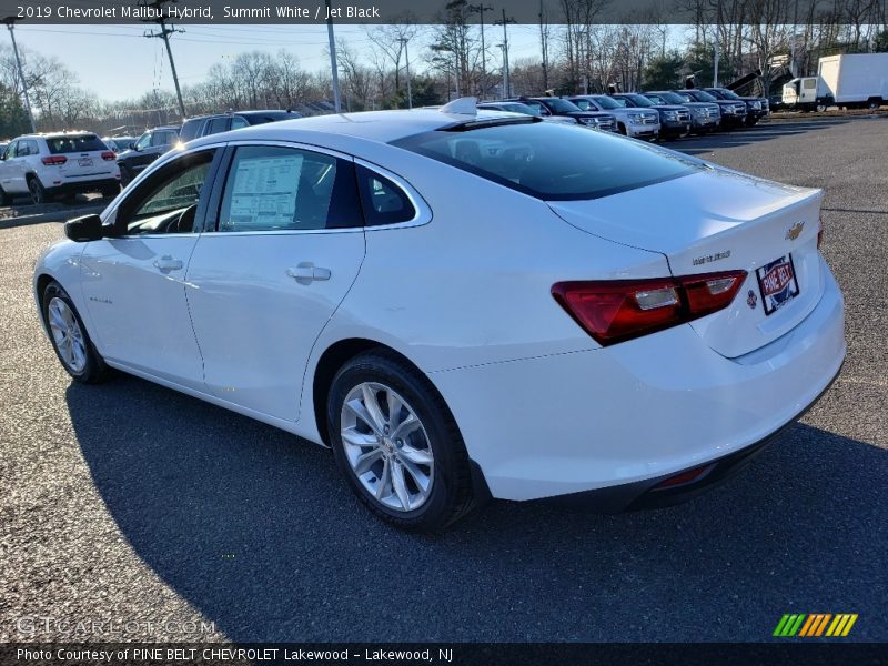 Summit White / Jet Black 2019 Chevrolet Malibu Hybrid