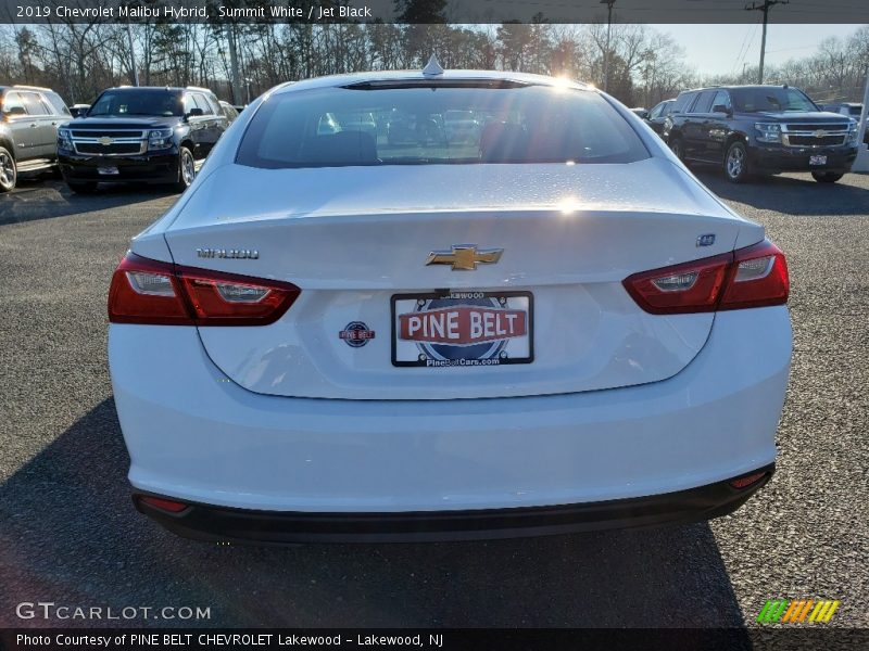 Summit White / Jet Black 2019 Chevrolet Malibu Hybrid