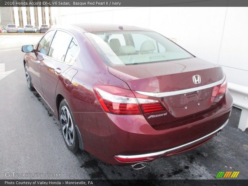 Basque Red Pearl II / Ivory 2016 Honda Accord EX-L V6 Sedan