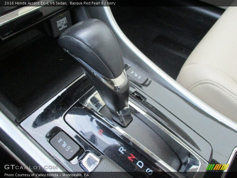 Basque Red Pearl II / Ivory 2016 Honda Accord EX-L V6 Sedan