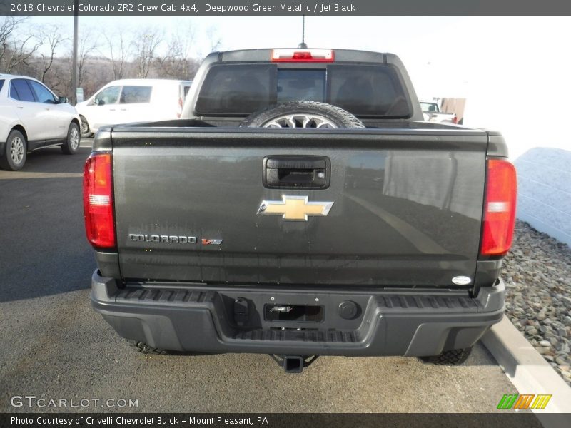 Deepwood Green Metallic / Jet Black 2018 Chevrolet Colorado ZR2 Crew Cab 4x4