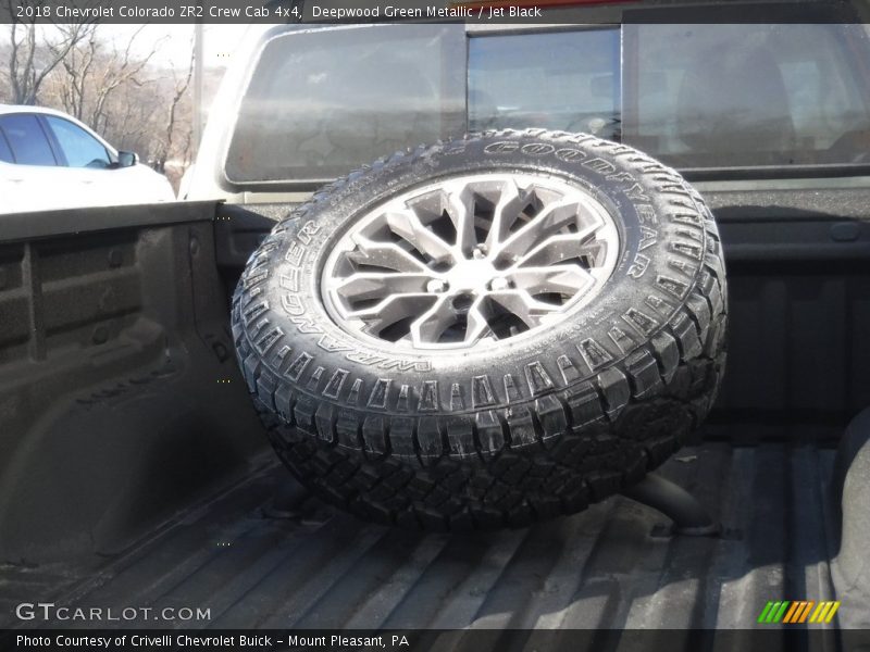 Deepwood Green Metallic / Jet Black 2018 Chevrolet Colorado ZR2 Crew Cab 4x4