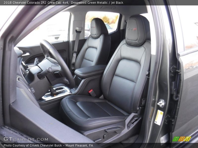 Deepwood Green Metallic / Jet Black 2018 Chevrolet Colorado ZR2 Crew Cab 4x4