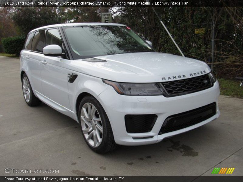 Yulong White Metallic / Ebony/Vintage Tan 2019 Land Rover Range Rover Sport Supercharged Dynamic