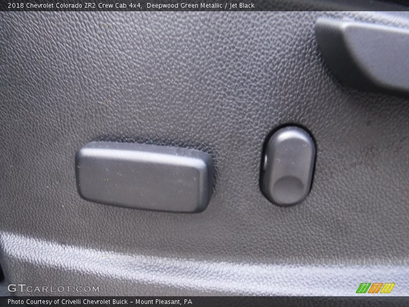 Deepwood Green Metallic / Jet Black 2018 Chevrolet Colorado ZR2 Crew Cab 4x4