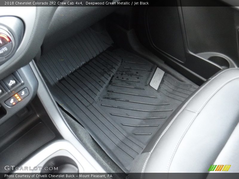 Deepwood Green Metallic / Jet Black 2018 Chevrolet Colorado ZR2 Crew Cab 4x4