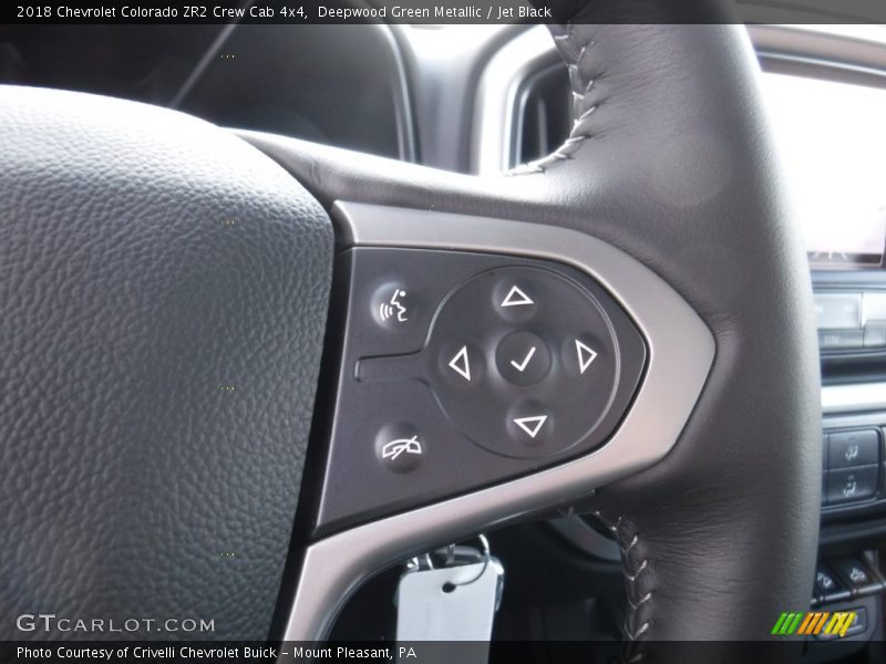 Deepwood Green Metallic / Jet Black 2018 Chevrolet Colorado ZR2 Crew Cab 4x4