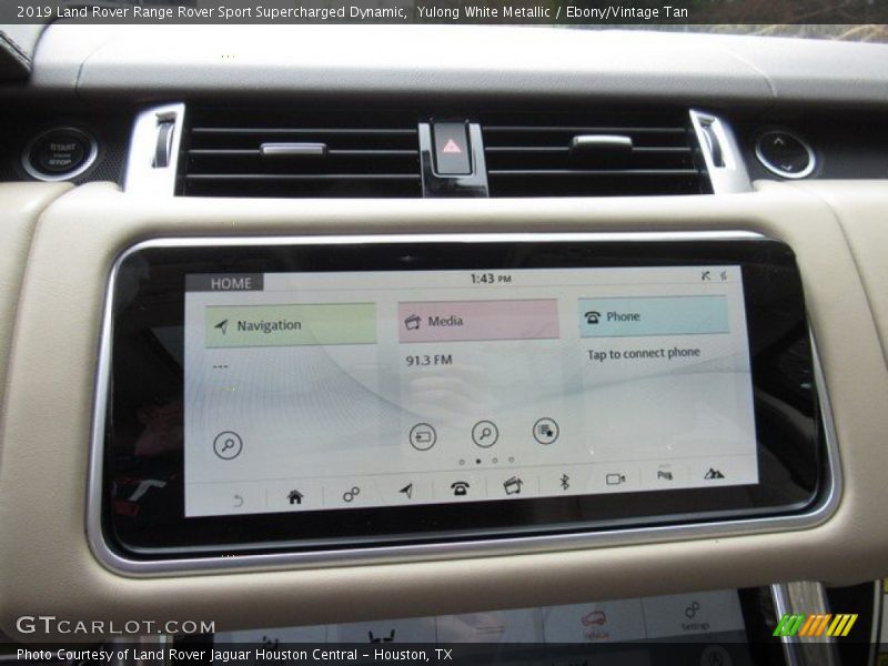 Yulong White Metallic / Ebony/Vintage Tan 2019 Land Rover Range Rover Sport Supercharged Dynamic