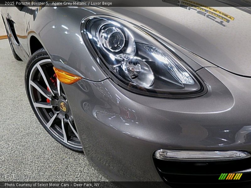 Agate Grey Metallic / Luxor Beige 2015 Porsche Boxster S