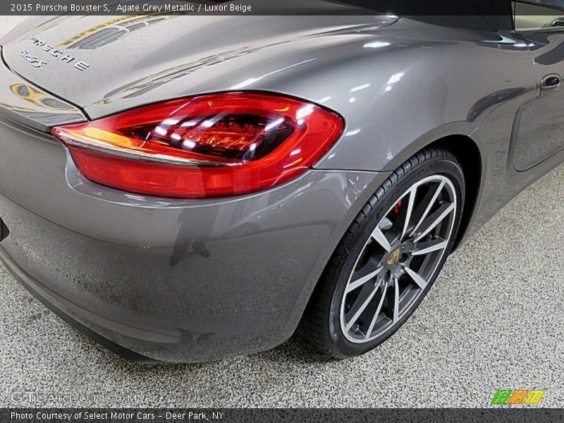 Agate Grey Metallic / Luxor Beige 2015 Porsche Boxster S