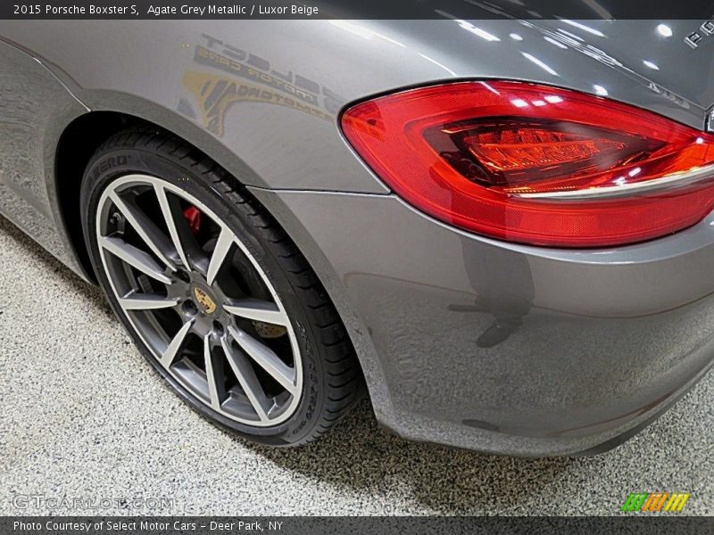 Agate Grey Metallic / Luxor Beige 2015 Porsche Boxster S