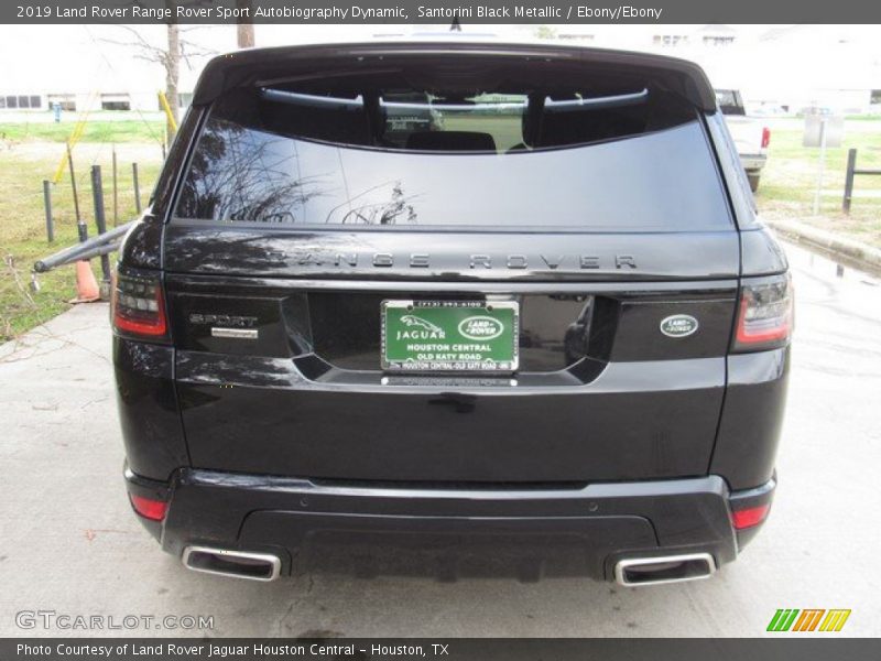Santorini Black Metallic / Ebony/Ebony 2019 Land Rover Range Rover Sport Autobiography Dynamic