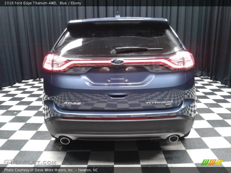 Blue / Ebony 2018 Ford Edge Titanium AWD