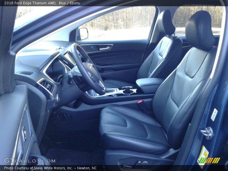 Blue / Ebony 2018 Ford Edge Titanium AWD