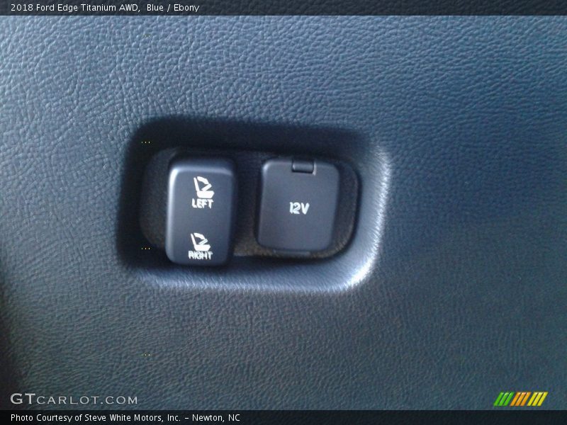Blue / Ebony 2018 Ford Edge Titanium AWD