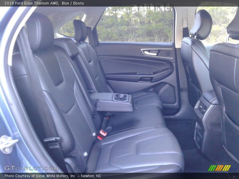 Blue / Ebony 2018 Ford Edge Titanium AWD