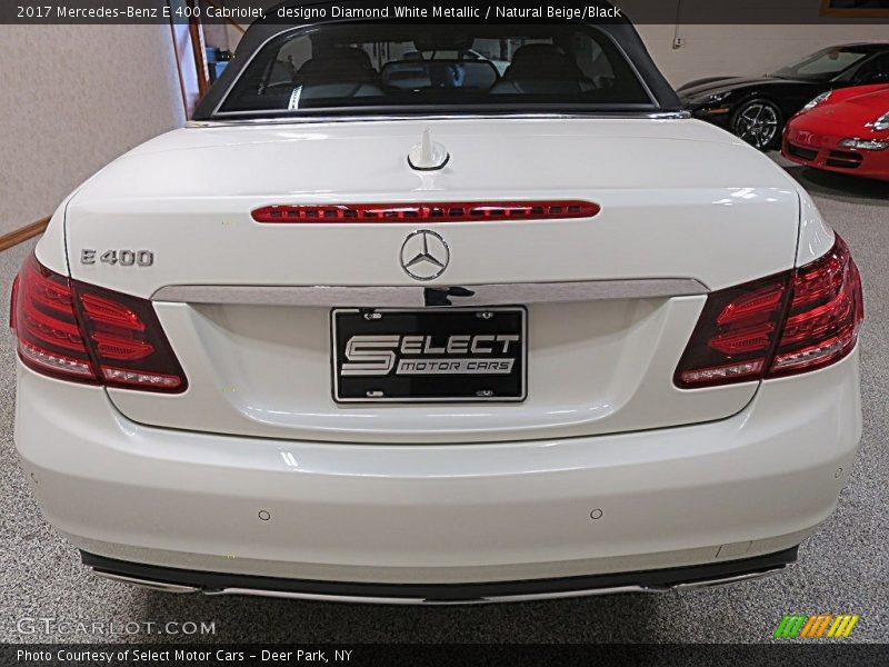 designo Diamond White Metallic / Natural Beige/Black 2017 Mercedes-Benz E 400 Cabriolet
