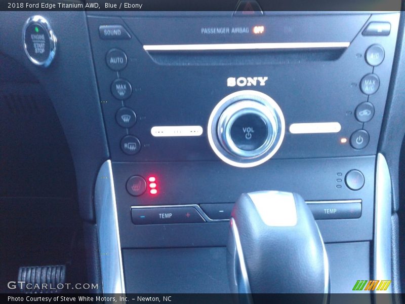 Blue / Ebony 2018 Ford Edge Titanium AWD