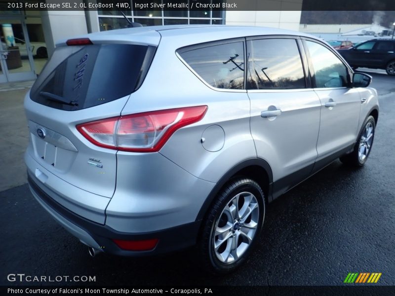 Ingot Silver Metallic / Charcoal Black 2013 Ford Escape SEL 2.0L EcoBoost 4WD